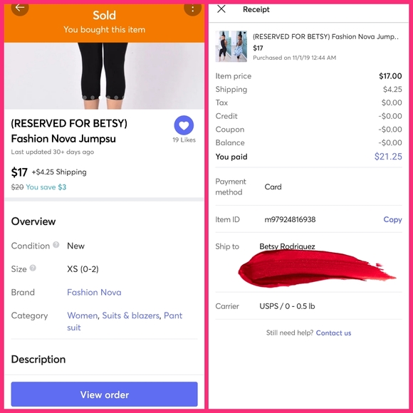 FASHION NOVA BLK RIBBED JUMPSUIT - Picture 4 of 14